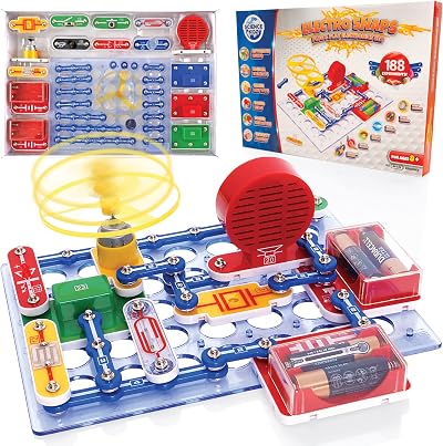 Science Kidz Electronics Kit 188 Circuits STEM Toy Educational for Kids 5-10