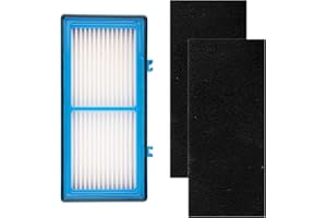 (3 Pack) 1 HEPA Filters + 2 Carbon Booster Filters Compatible With Holmes AER1 Type Total Air Filter, HAPF30AT And HAP242-NUC