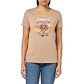 GUESS Women's Eco Short Sleeve Logo Desert Flower Easy Tee