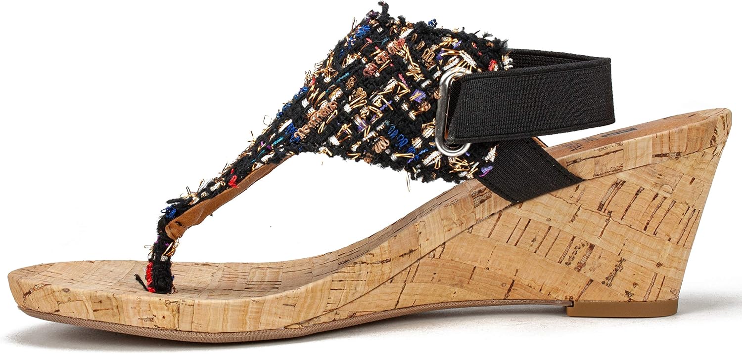 white mountain all glad wedge sandals