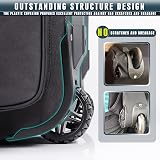 CHAMPKEY Premium Soft Padded Golf Travel Bag with Wheels 1200D Oxford view 4