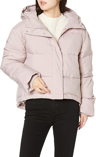 Amazon ロイヤルパーティー アウター 中綿ショートジャケット レディース ピンク F コート ジャケット 通販