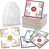 Torlam Addition and Subtraction Puzzle Cards Math Manipulatives Kindergarten Math Games for Kids, Homeschool Supplies Classroom Must Haves Preschool Learning Games Flash Cards Puzzles Toys