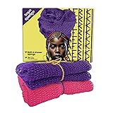 AFRIKI African Net Sponge Exfoliating Washcloth, 2