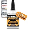 Superglue Extra Strong (1.76 fl.oz / 50 Grams) - Ultra Thin Super Glue with Anti-Drying tip - KRAFTPROTZ - Universally Applicable for bonding Plastic, Synthetic Materials, Glass, Wood, Stone