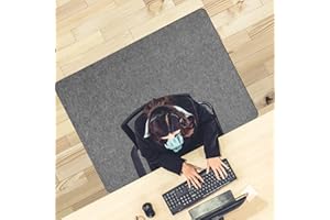 Placoot Desk Chair Mat for Hardwood Floor & Tile 55"x35" Office Chair Mat for Rolling Chairs Large Anti-Slip-Recyclable Material Computer Chair Mat Rug for Office/Home