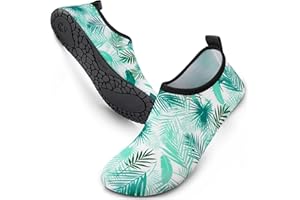 SIMARI Water Shoes for Women Men Swim Aqua Socks Beach Pool Essentials Barefoot Surf River Boat Kayak Sea Yoga Sand Exercise Sport Accessories Breathable Quick-Dry Adult Youth Kid Size SWS001