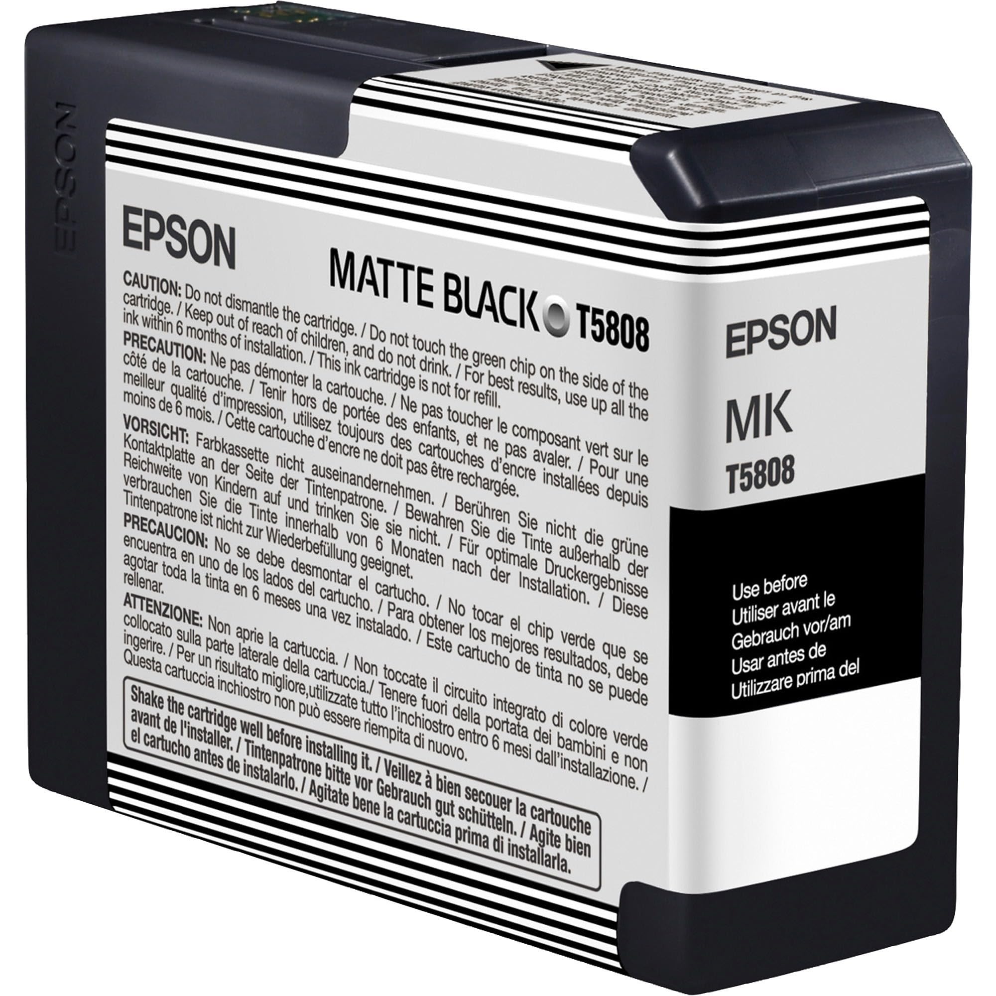 Epson Matte Ink Cartridge 80ml - Black