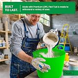 Neat 42L Flexi Tubs Pack of 3 Lime Green with Handles Durable LDPE view 6