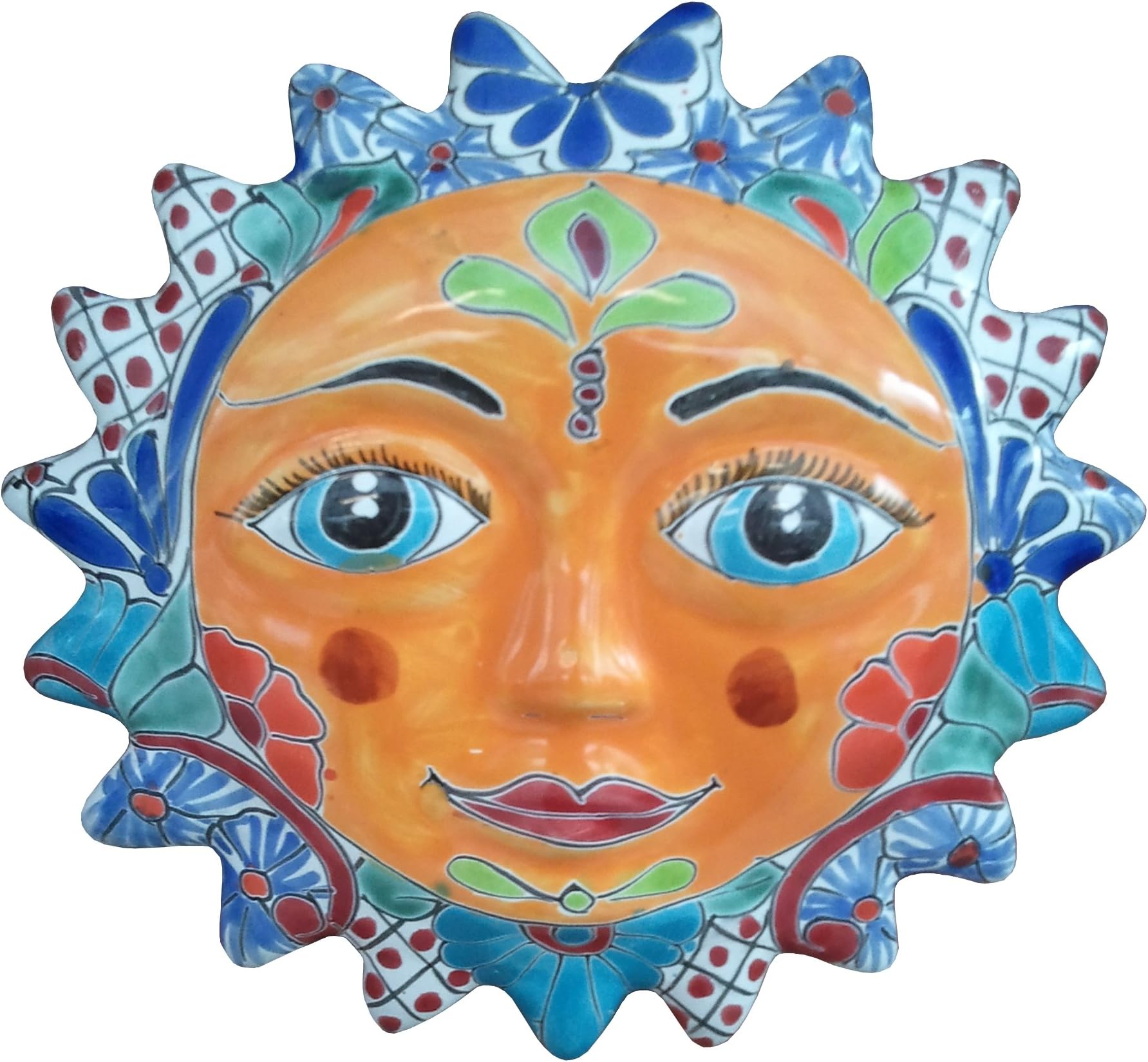 Talavera Collection Wall Sun Face 10"