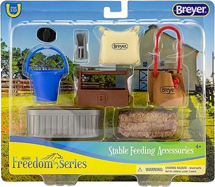 Amazon Com Breyer Classics Stable Feeding Horse Accessories Set
