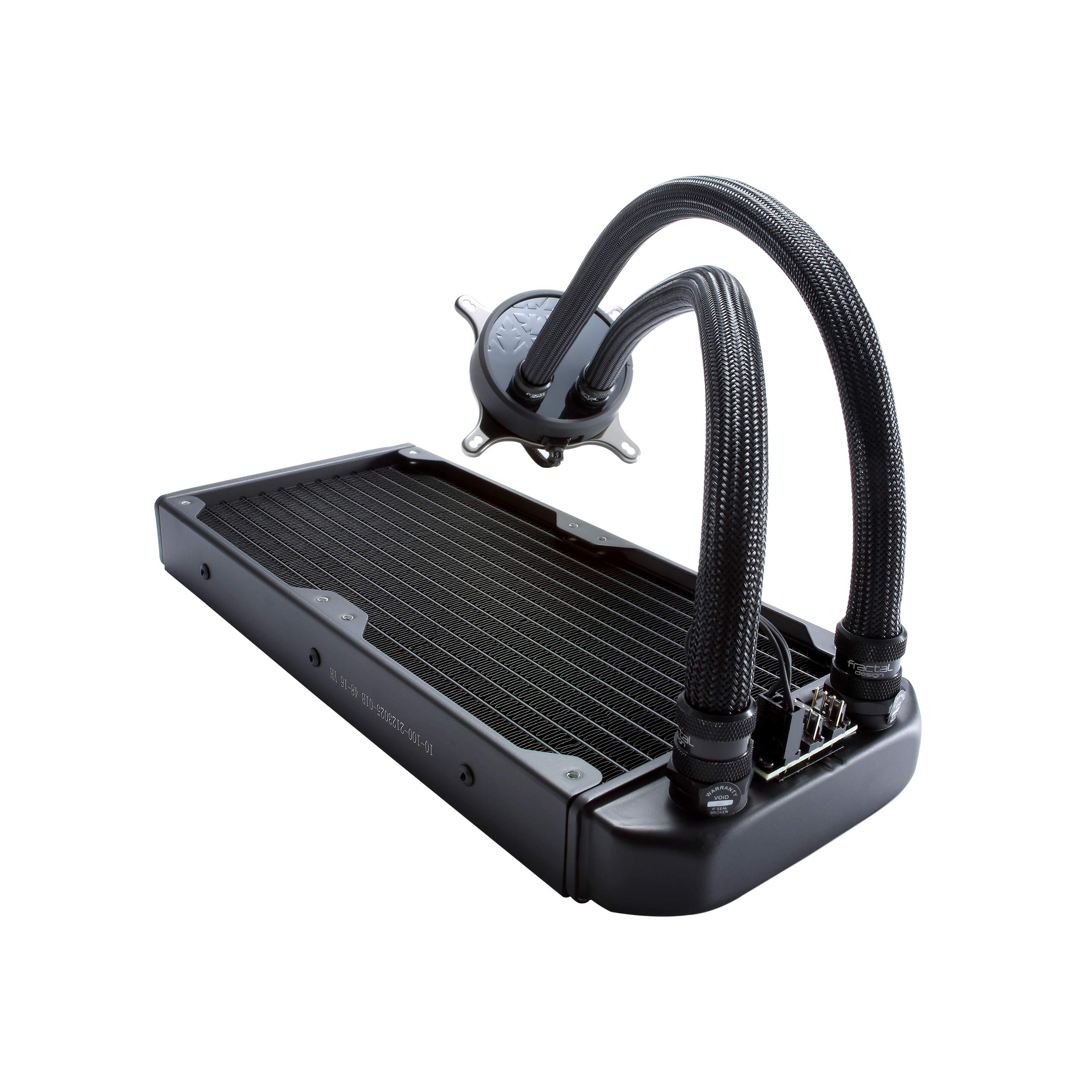 Fractal Design Celsius S24-240 mm Radiator - Silent Liquid CPU Cooler - PWM - Intelligent Controls - 2X Fractal Design Dynamic X2 PWM GP-12 120Mm Silent Fans Included - 1/4
