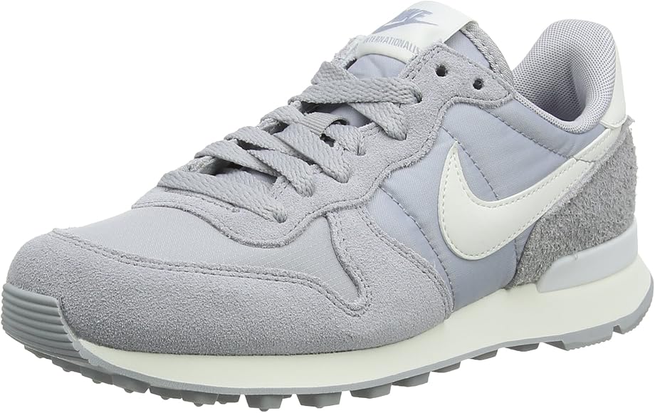 grey nike internationalist womens