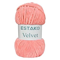 Estako Velvet Chenille Blanket amigurumi Yarn for