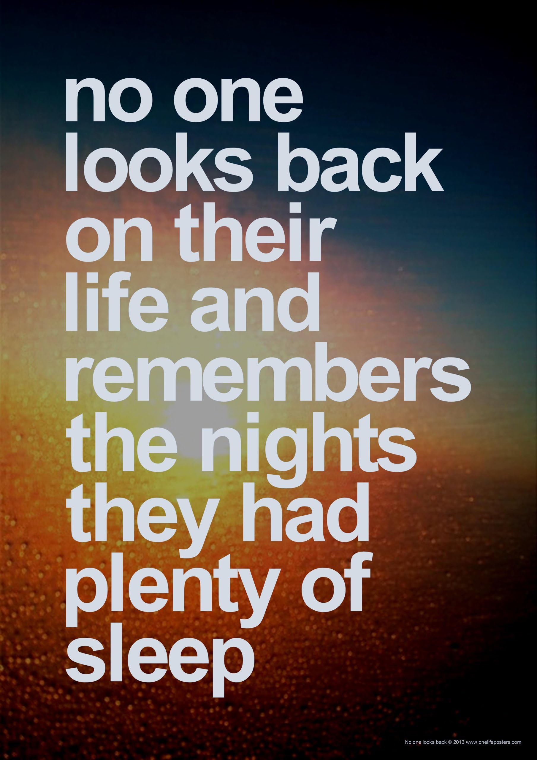 No One Looks Back Inspirational Motivational Quote Poster Print Art Picture - Size A3 (420 x 297 mm)