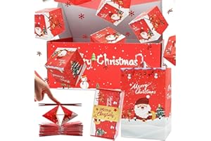 Surprise Gift Box Explosion for Money, Cute Xmas Dispenser Box Folding Bouncing Christmas Surprise Box Gifts Boxes for Birthd