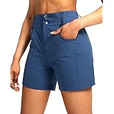 Viodia Women's 5" Hiking Golf Shorts with Pockets High Waist Stretch Cargo Short Shorts for Women Casual Summer