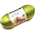 Loops & Threads Soft & Shiny Yarn, 1 Ball, Citrus, 6 ounces