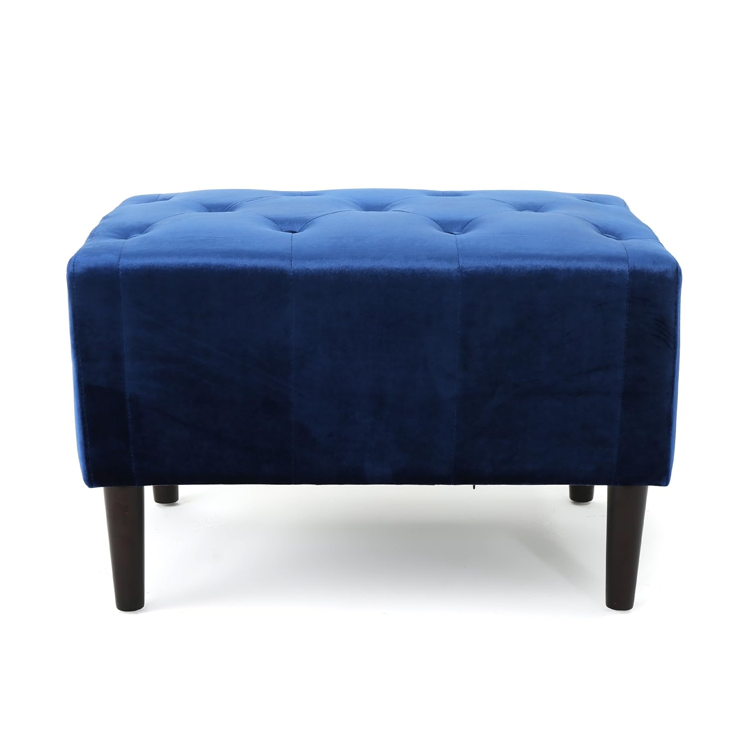 Best royal blue tufted ottoman