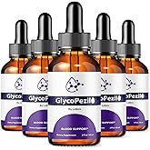 (5 Pack) Glycopezil Drops Official Formula Glyco Pezil Liquid Supplement Advanced Strength - Natural Herbal Blend Support - Overall Health and Wellness Premium Natural Ingredients Made in USA (10 oz)