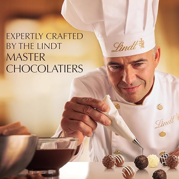 LINDT VALENTINE’S CLASSIC HEART ASSORTED GOURMET CHOCOLATE CANDY TRUFFLES, 8.8 OZ.