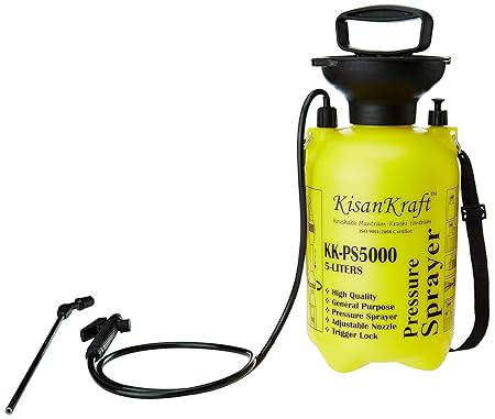 Kisan Kraft KK-PS5000 5-Litre Plastic Manual Sprayer (Color May Vary)