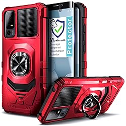 NZND Compatible with TCL 40 SE Case with Tempered
