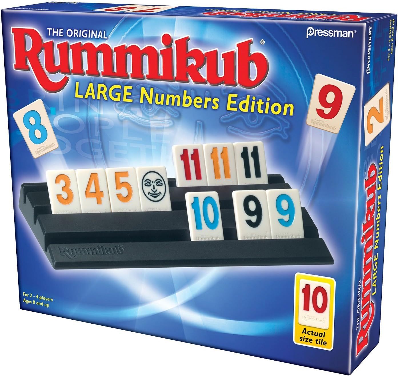 Rummikub Large Number Edition - The Original Rummy Tile Game (Large, Multicolor)