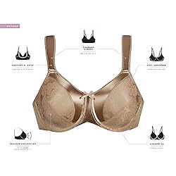 Bali Women's Satin Tracings Minimizer Underwire