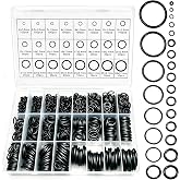 1200 PCS O Ring Assortment Kit, 24 Metric Sizes Buna‑N 70A Rubber Seal Set | BUNA‑N 70 Shore material, great leak‑proof sealing,‑20&deg;C‑120&deg;C, fits plumbing, automotive and machinery repair works.
