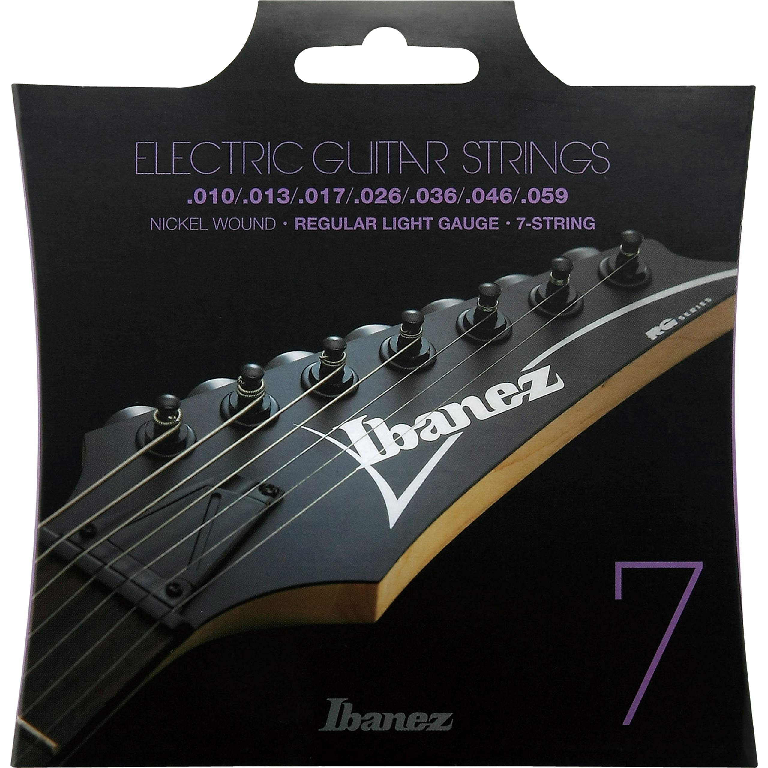 Ibanez IEGS71 7-String Electric Guitars Strings - Regular Light Gauge