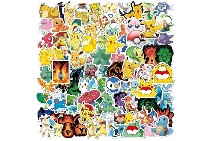 Best 101 Pokemon Waterproof Sticker Decals 2026