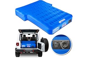 Pittman Outdoors AirBedz PPI-XUV Rear Seat Mattress for SUV and Crossover Vehicles (with Built-in Rechargeable Battery Air Pump) , Blue