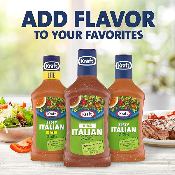 KRAFT VIVA ITALIAN DRESSING, 16 FL OZ BOTTLE