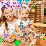 Vibbang 6 Pack Rainbow Sensory Stress Balls Color Changing Fidget Toy Kids view 3