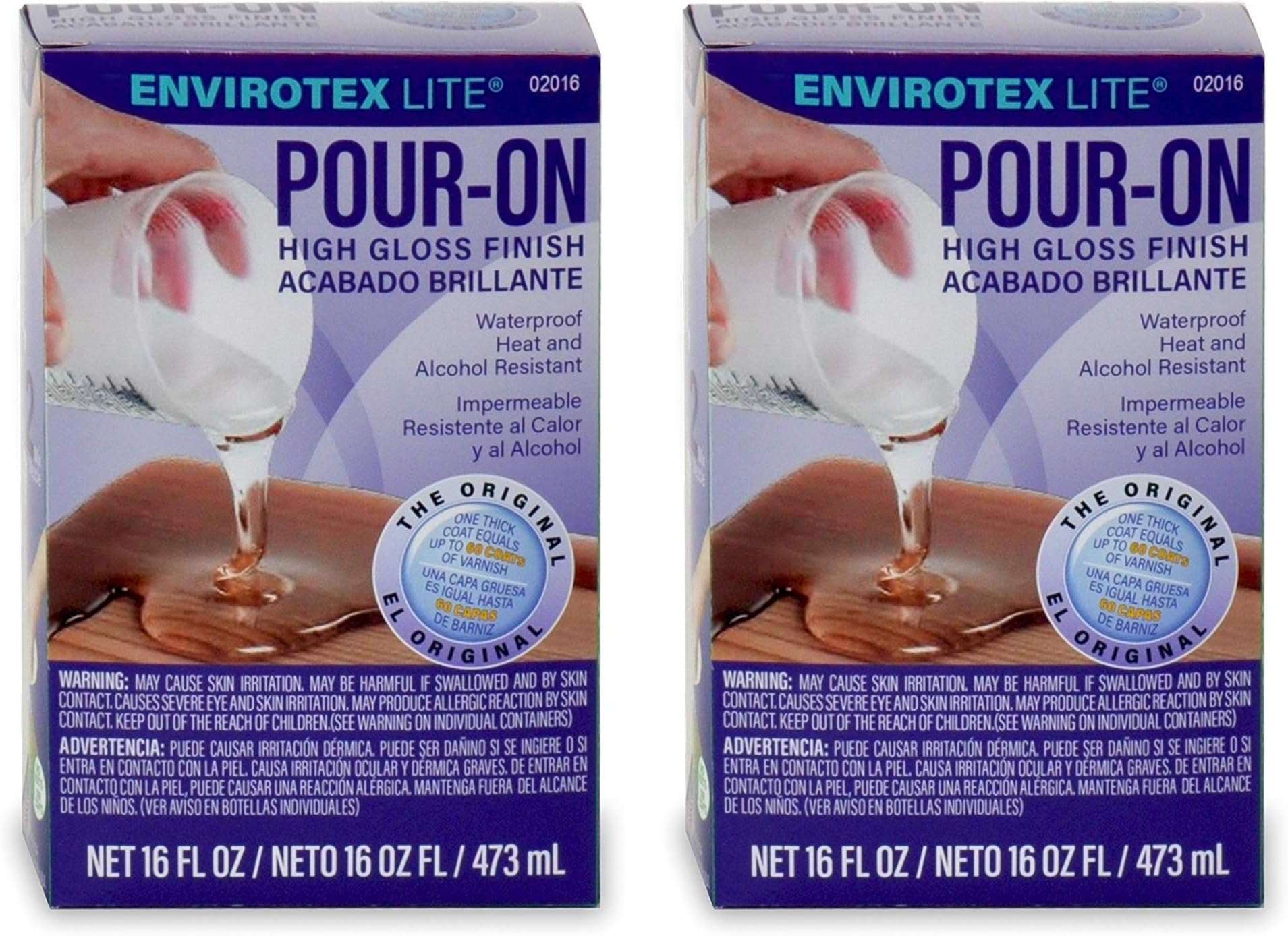 Environmental Technology 16-Ounce Kit Lite Pour-On, High Gloss Finish (2016) (Тwо Расk)