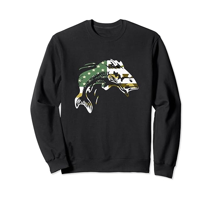 bass fishing sweatshirt