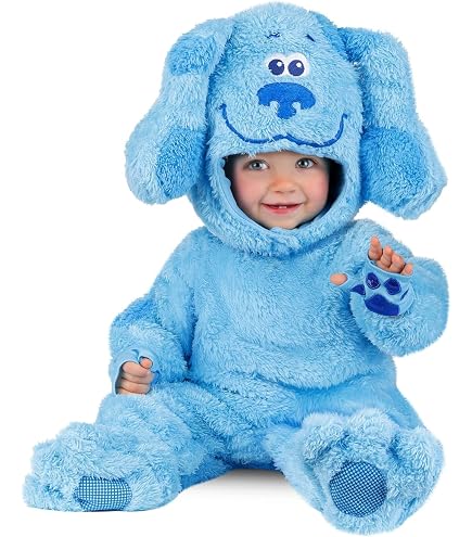 Rubies Blue's Clues And You!: Blue Comfywear Hooded Jumpsuit for Adults, Unisex S/M : Clothing, Shoes & Jewelry