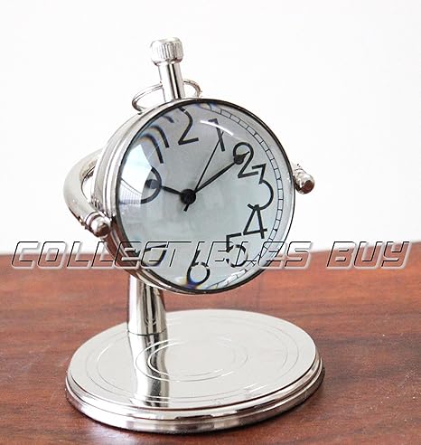 Vintage Small Clock For Table Decorative Chrome Watch Decorative Nautical Desk Clock Amazon Co Uk Kitchen Home