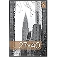 MCS Trendsetter 27x40 Poster Frame Black High-Gloss, Vertical & Horizontal Wall Hanging Large Picture Frame for Photos, Posters & Art Prints (1-Pack)