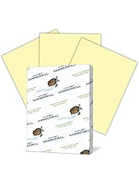 Hammermill Colored Paper, Canary Printer Paper, 20lb, 8.5x11 Paper, Letter Size, 500 Sheets / 1 Ream, Pastel Paper, Colorful Paper (103341R)
