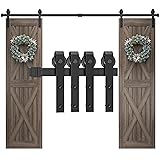 TITECK Barn Door Hardware Kit 10 FT - Double Farm