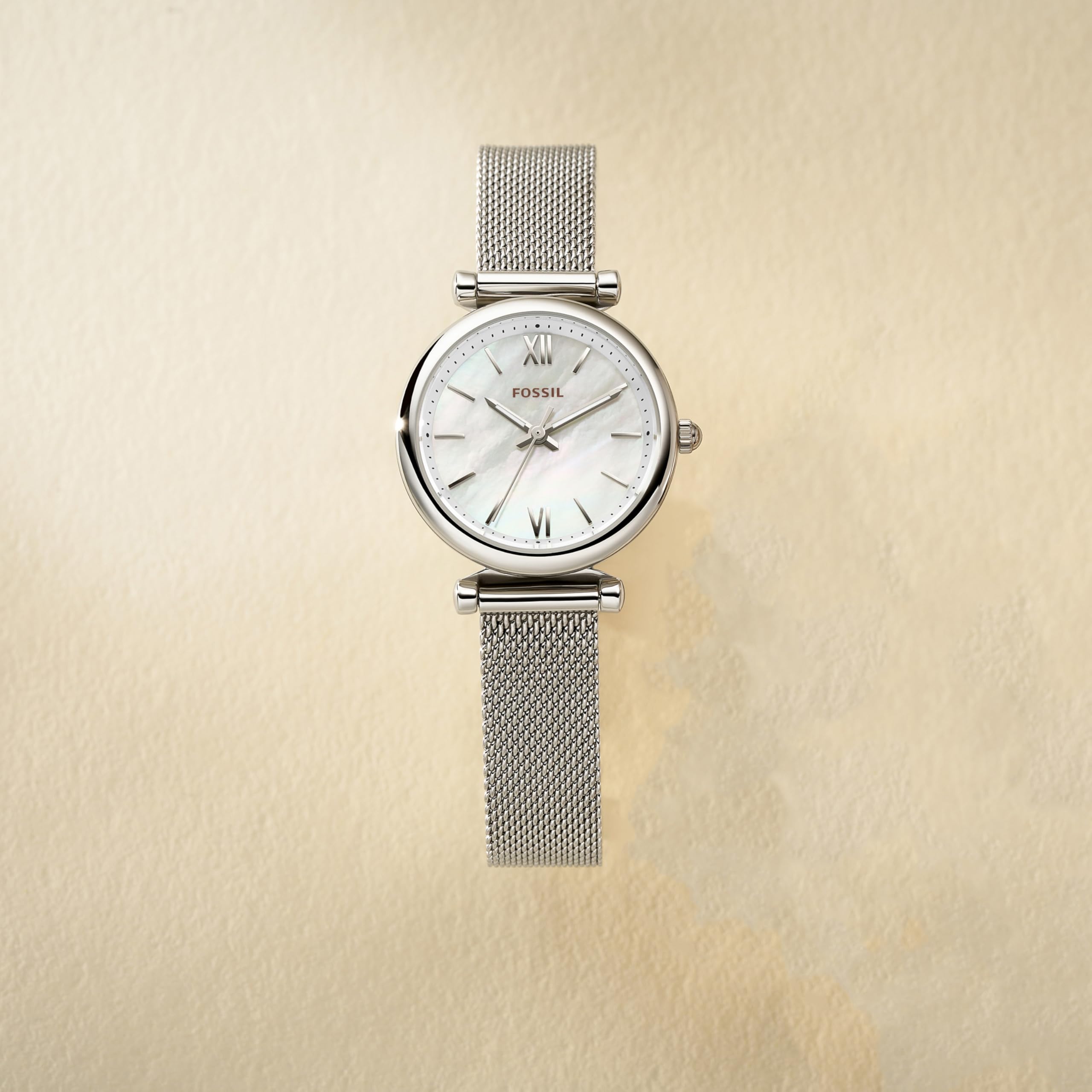 Fossil Women's Carlie Quartz Stainless Steel Three-Hand Watch