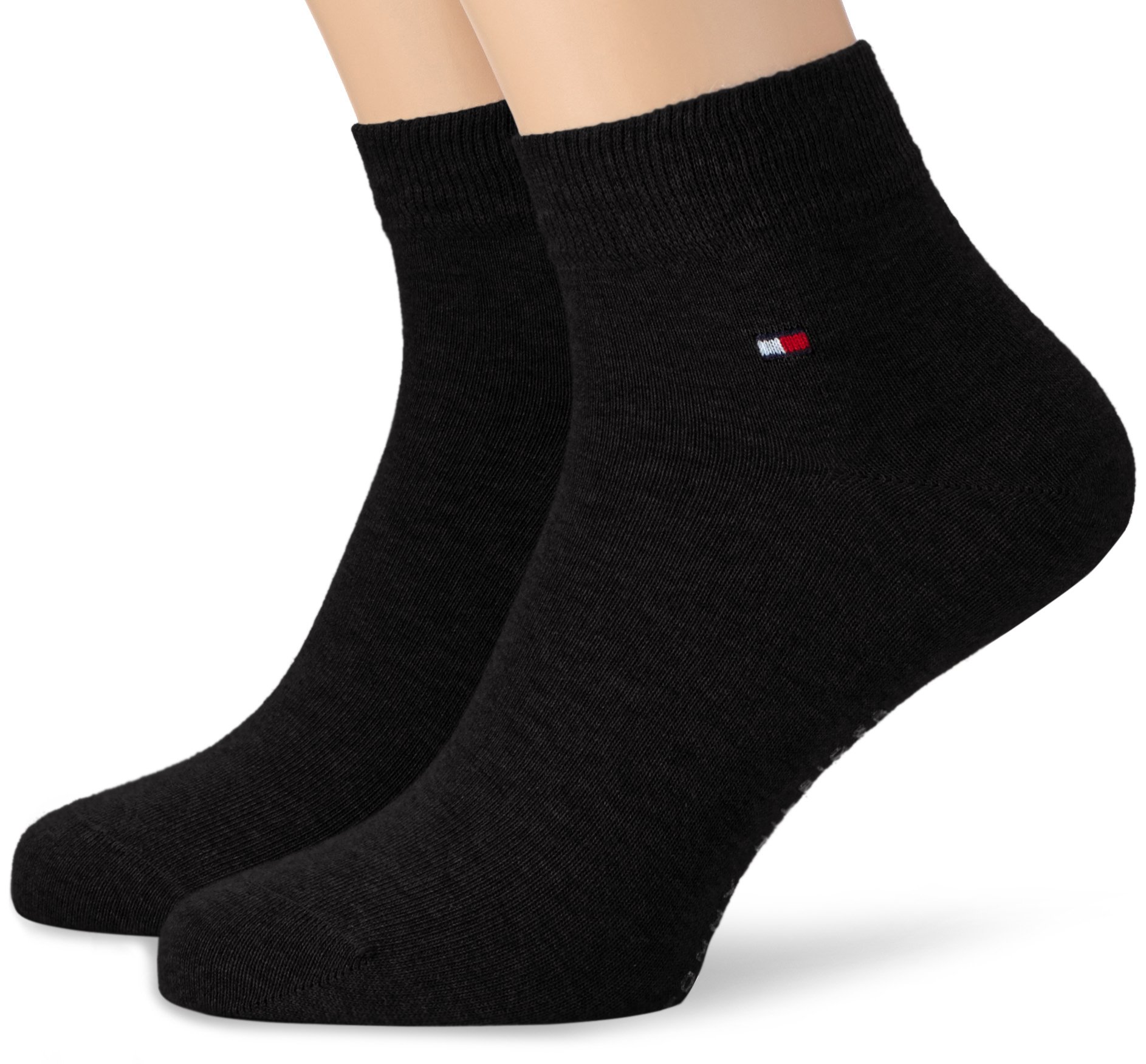 Tommy Hilfiger Herren Th Mens Quarter 2p Socken, 200 - Black, 43-46 EU 2