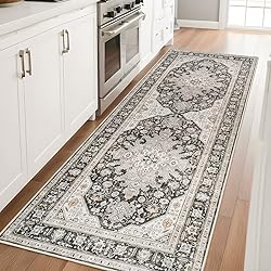 3x8 Runner Rug Kitchen, Hallway Non Slip Washable