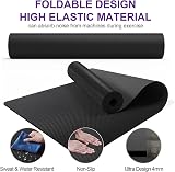 Vanexiss Treadmill Mat Heavy-Duty 180x75 cm Floor Protector Black view 3