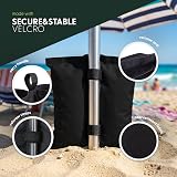 KEPLIN Gazebo & Tent Sandbag Weights 4 Pack Heavy Duty with Velcro Straps view 3