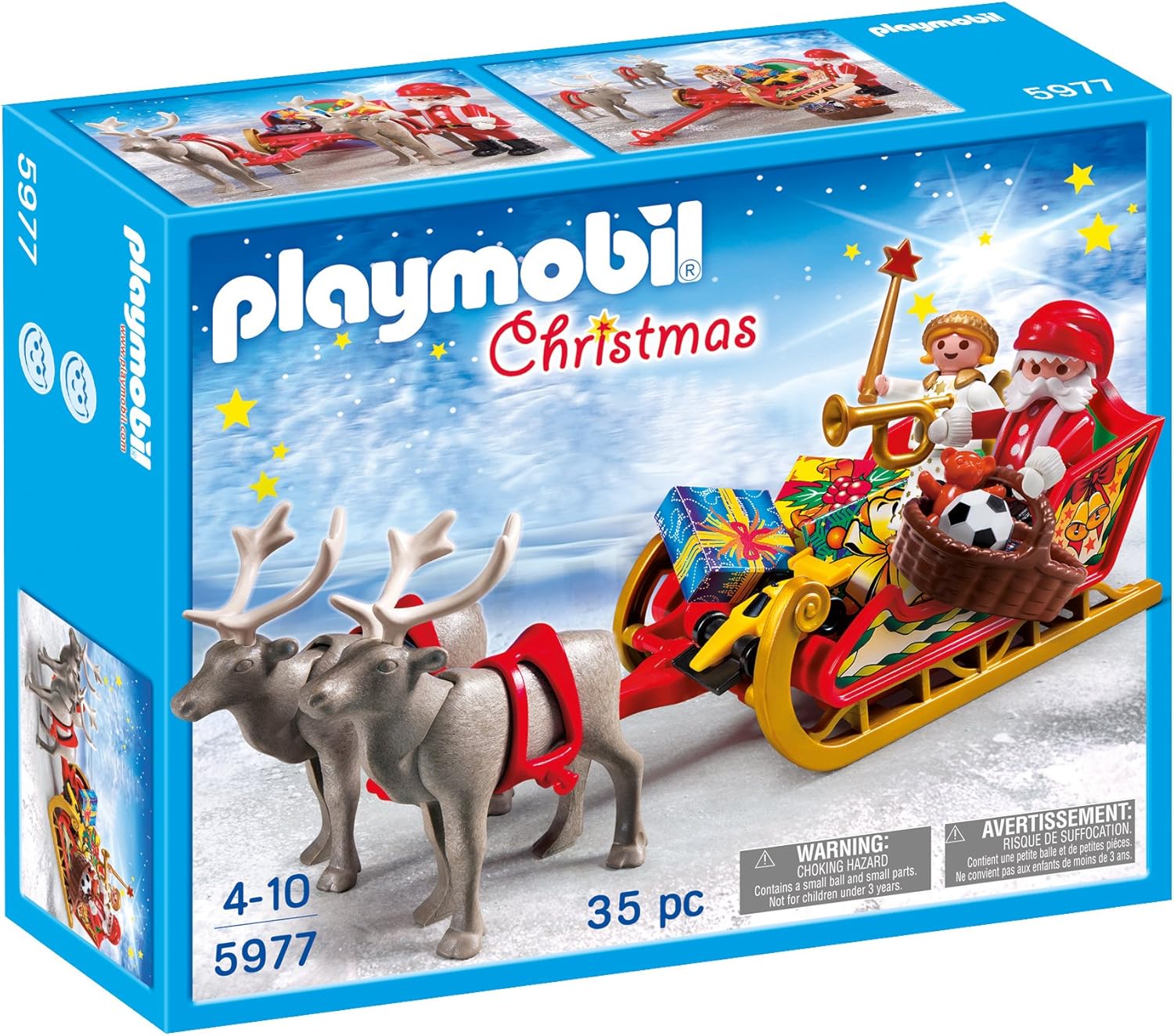 PLAYMOBIL Santa's Sleigh Amazon.co.uk Toys & Games