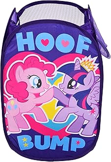 Idea Nuova Hasbro My Little Pony Pop Up Hamper with Durable Carry Handles, 21"" H x 13.5"" W X 13.5"" L, Purple