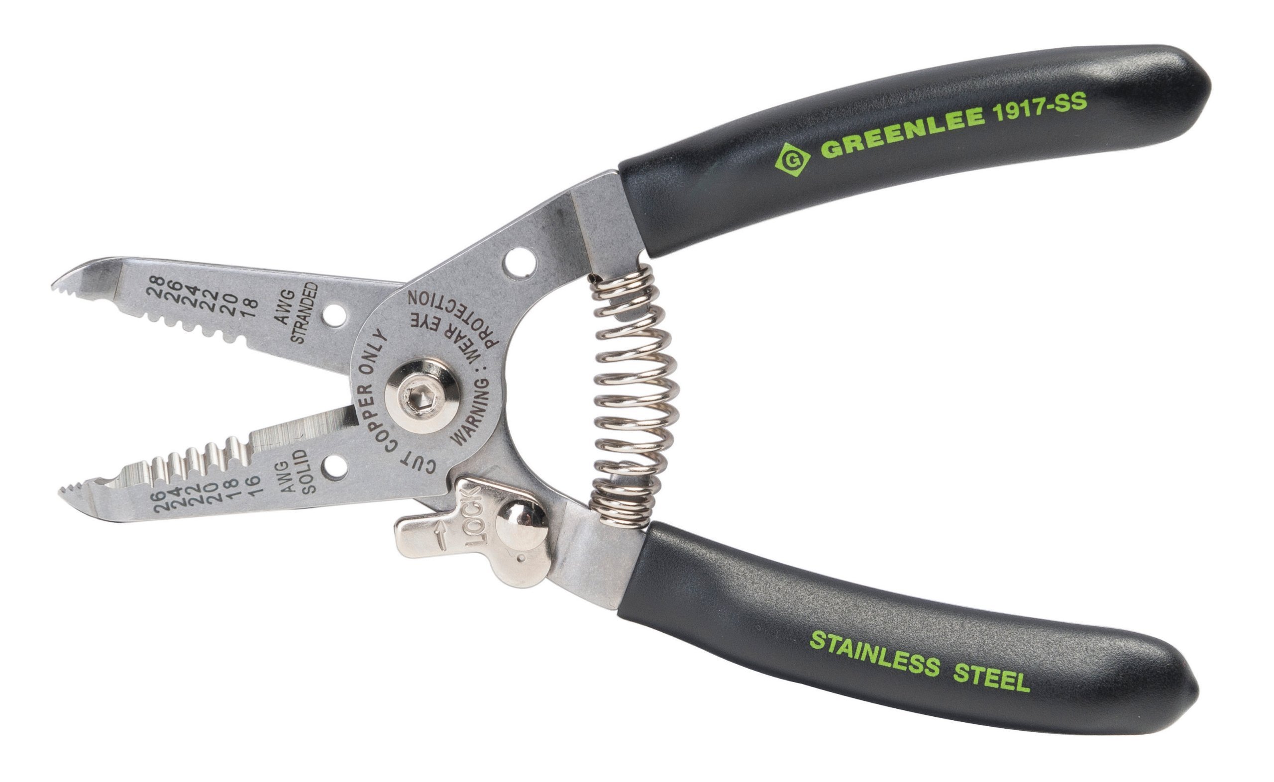 Greenlee 1917-SS Stainless Steel Wire Stripper for 16-26AWG